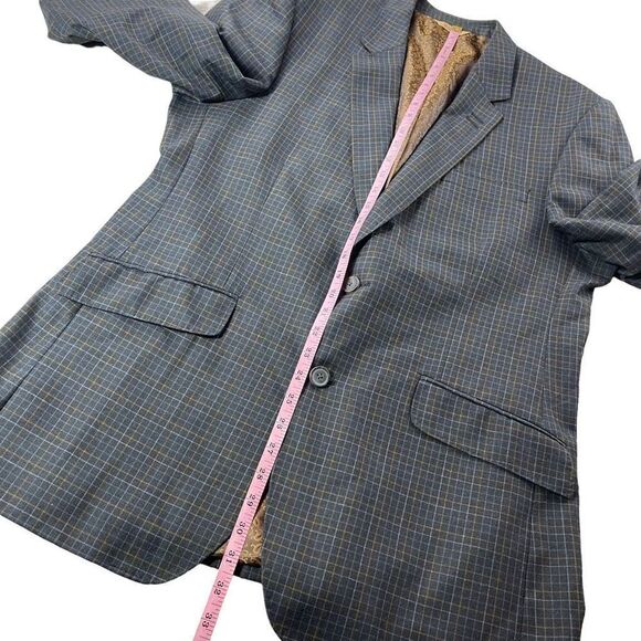 1926 Originals Blazer Mens‎ 42R Charcoal Gray Micro-Checked 2 Button Sport Coat - Picture 7 of 12